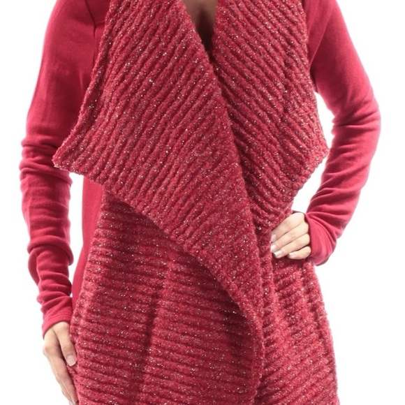Lucky Brand Sweaters - Lucky Brand Red Women's Cardigan, size SMALL in good used condition!